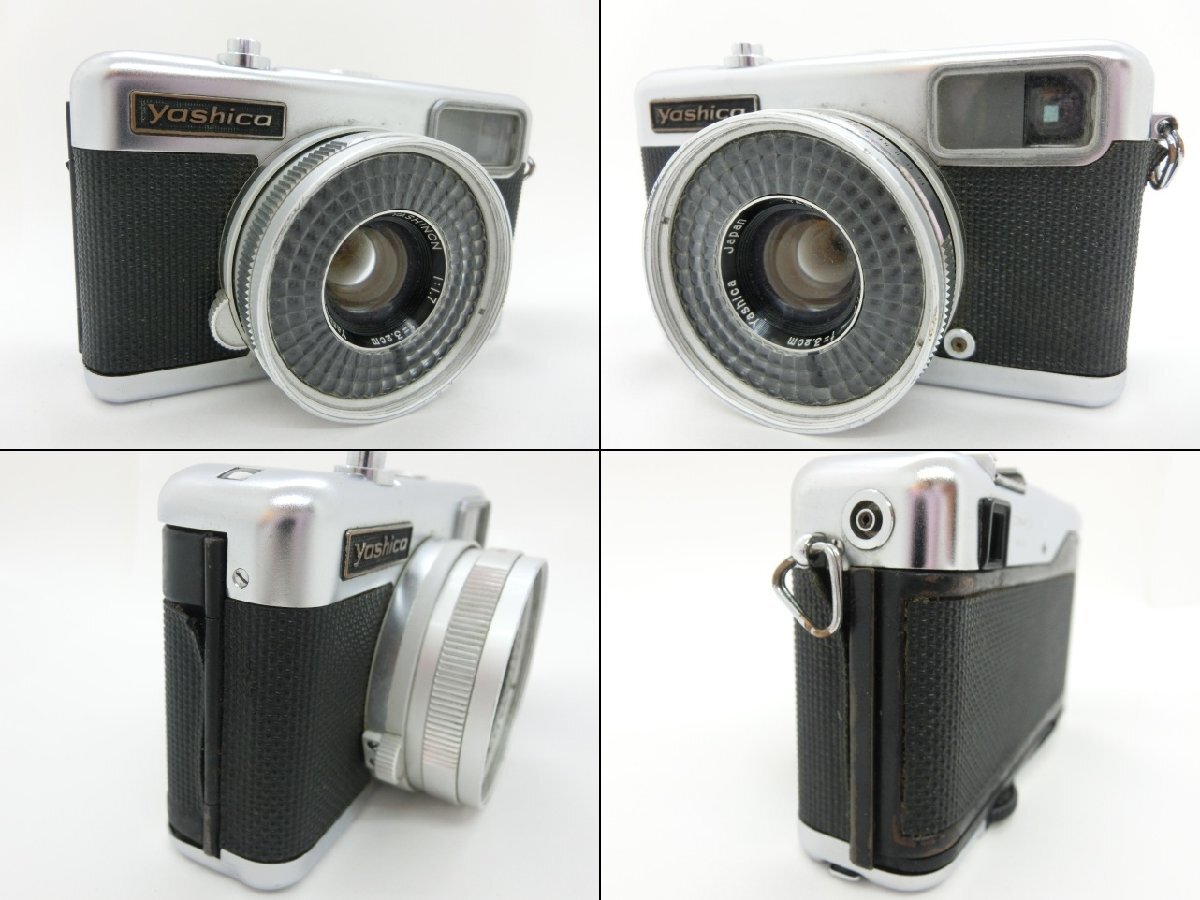 ★ヤシカ YASHICA Half17 PM YASHINON 1:1.7 F3.2cm レンジファインダー コンパクトフィルムカメラ 動作未確認 ジャンク【中古】{dgs2165_画像5