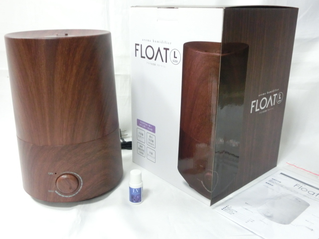 ★スリーアップ Three up Float フロート L HFT-1516 / 1517 超音波式 アロマ 加湿器 ミスト ダーク ウッド ほぼ 未使用【dgs2244】_画像1