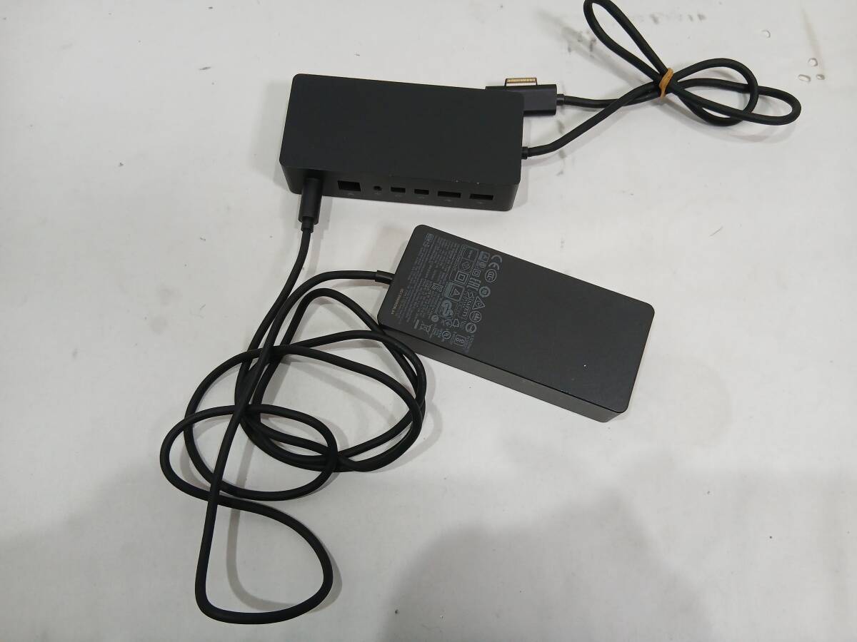 【動作未確認 1セット】Microsoft Surface Dock model:1661 専用ACアダプター model:1749 ドッキングステーション ★_画像9