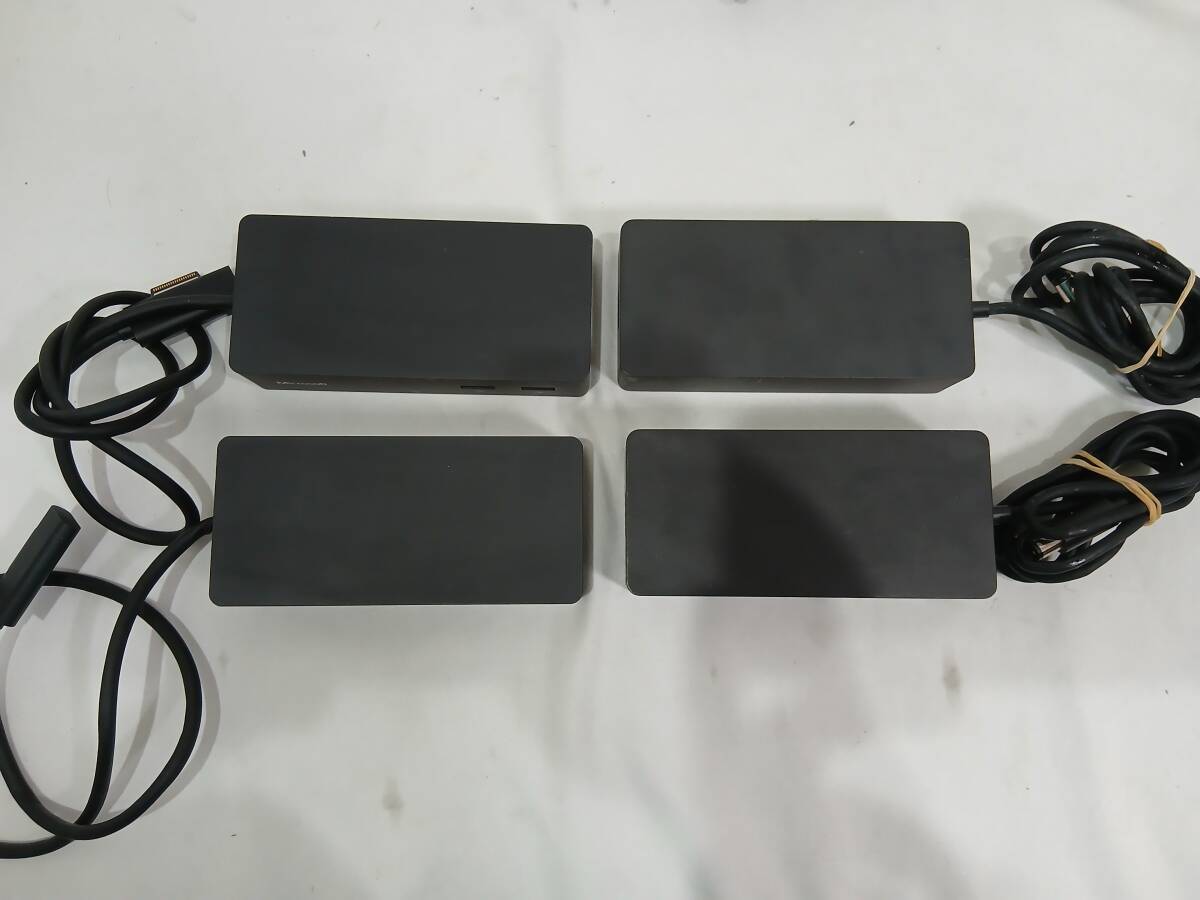 【動作未確認 2セット】Microsoft Surface Dock model:1661 専用ACアダプター model:1749 ドッキングステーション ★_画像1