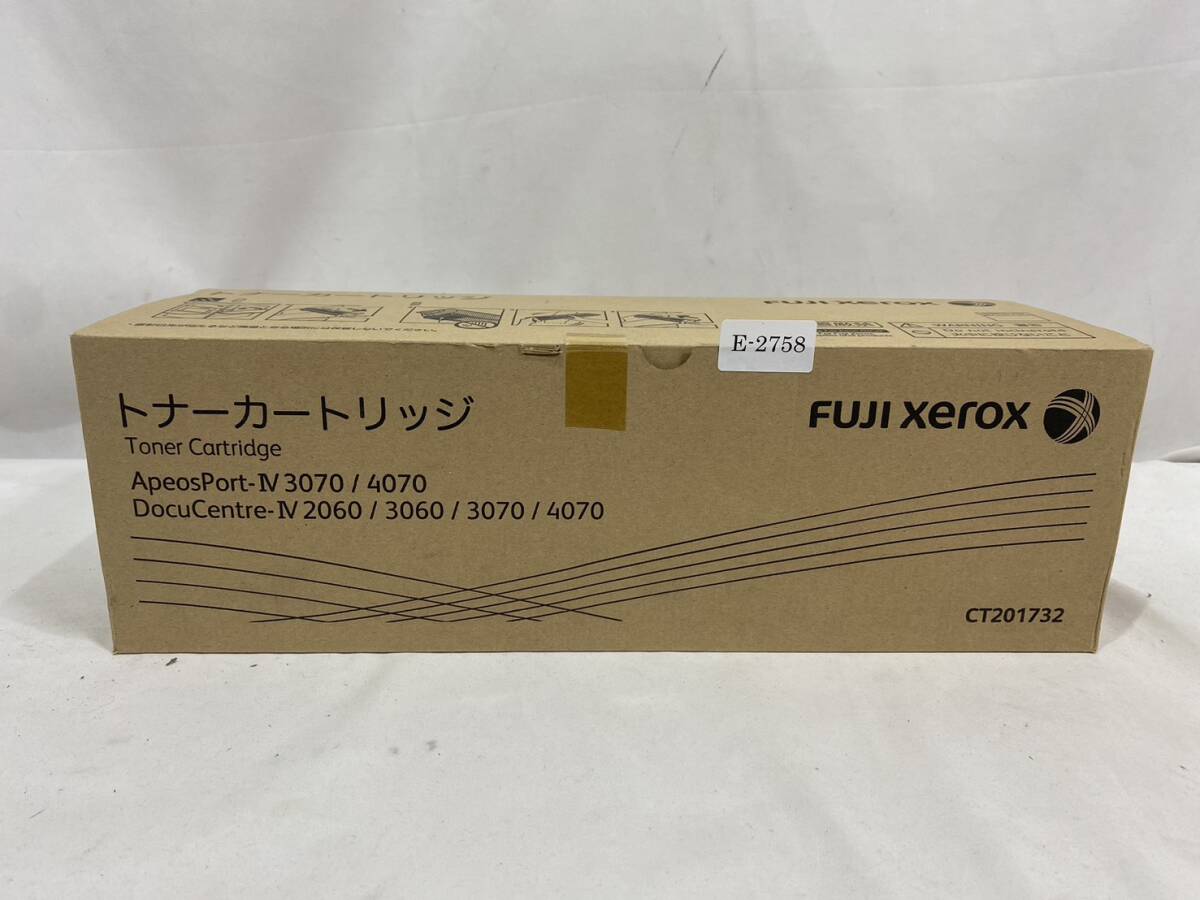 【未開封】FUJI XEROX トナーカートリッジ ApeosPort-IV 3070/4070 DocuCenter-IV 2060/3060/3070/4070 CT201732 管理番号E-2758_画像1