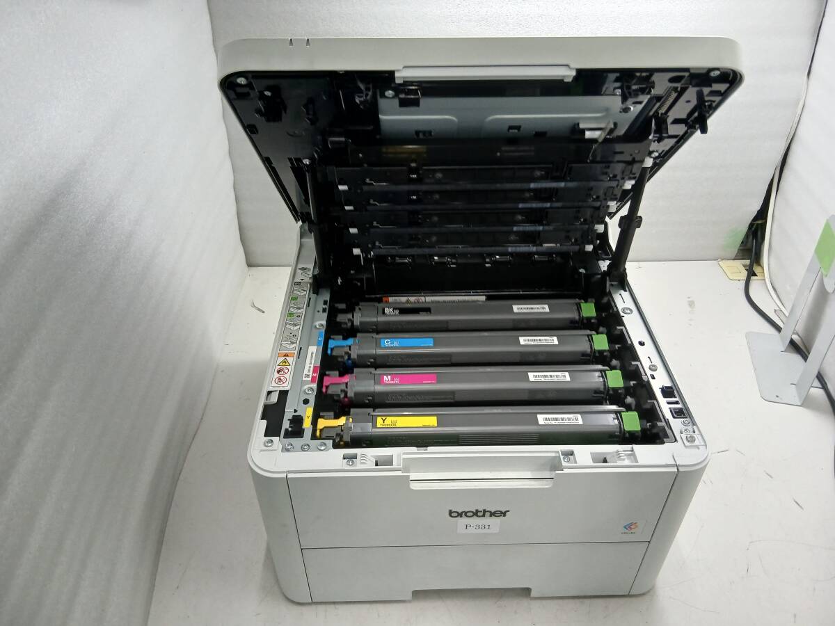 brother A4カラーレーザープリンター HL-L3240CDW 無線LAN 自動両面プリント対応 カウンター数 17307 管理番号P-331 〇_画像3