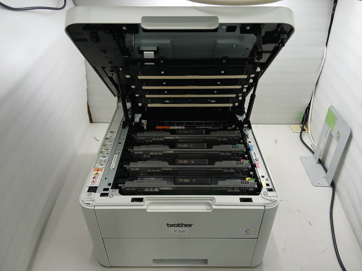 brother カラープリンター HL-L3230CDW ジャスティオ 無線LAN 自動両面プリント対応 カウンター総数9970 管理番号P-336 〇_画像3