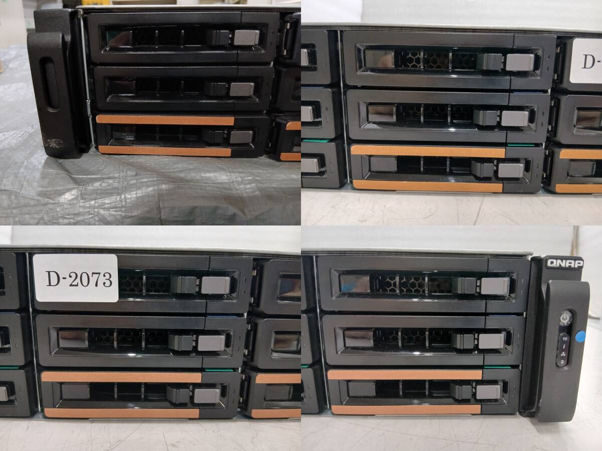 【通電確認済み】QNAP TES-1885U HDD欠品 本体初期化済 鍵無し 管理番号D-2073 ★_画像3