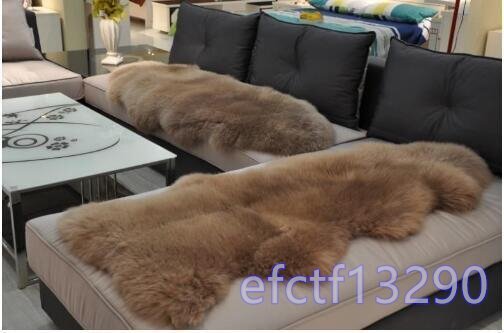 天然ムートンフリース ファー マッ メリノムートン100%ラグマット★ムートンラグ2p 75*180cm_画像3