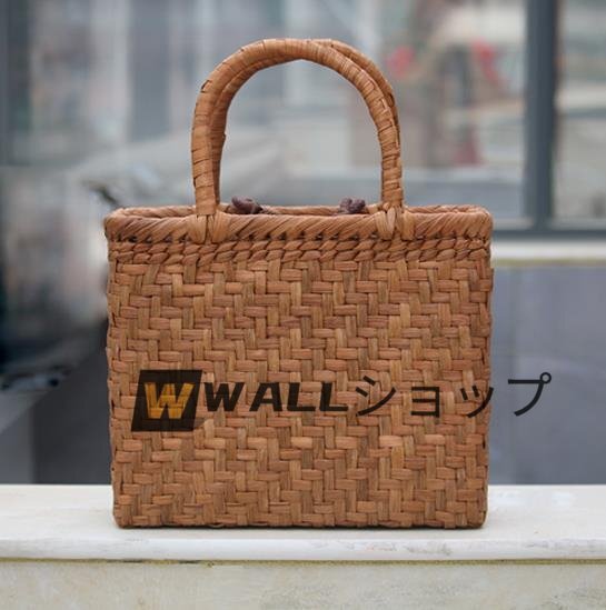 極品 人気推薦★職人の手作り山葡萄かごバッグ 手編み山葡萄籠バッグ バスケット籐かご_画像1