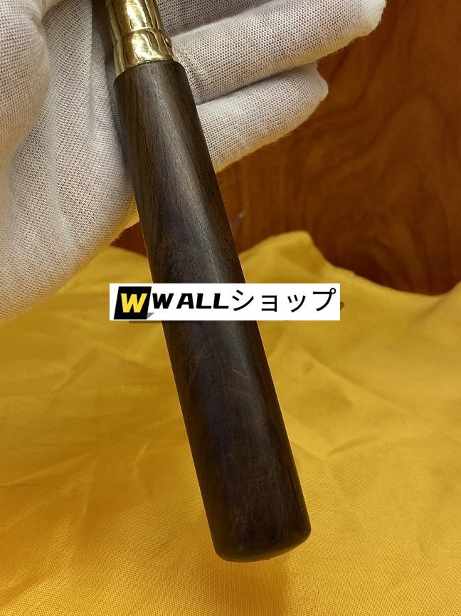 [.. закон . храм . для предметы для домашнего буддийского алтаря ]. трость латунный полировальный отделка 23cm