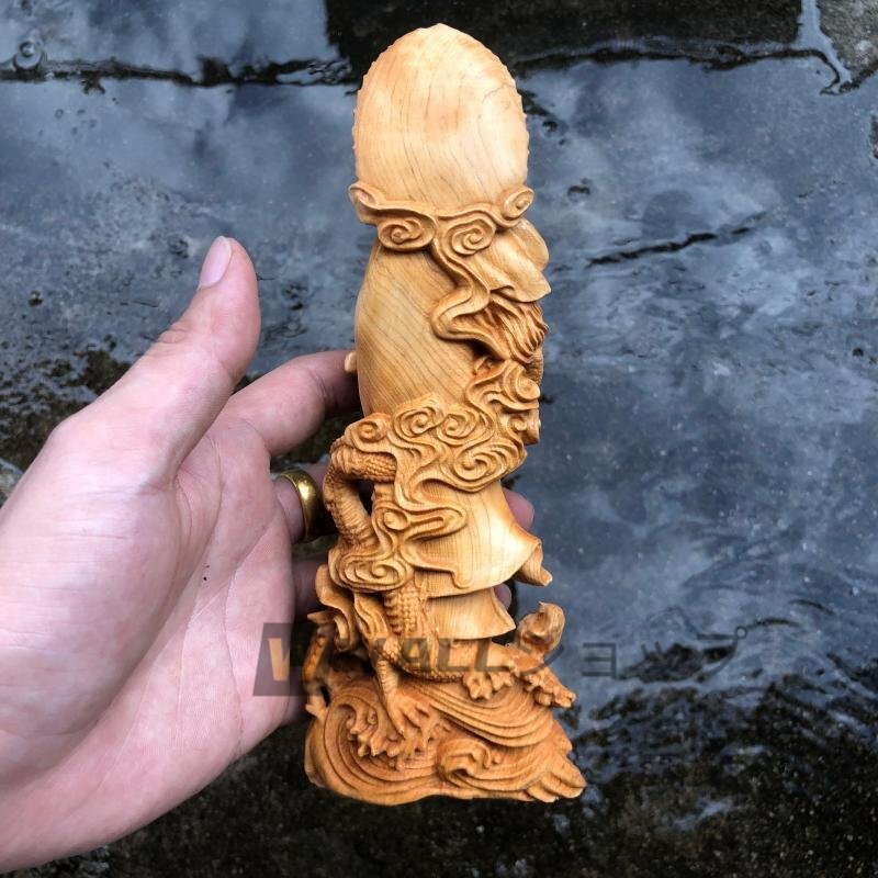  превосходный товар * новый товар . звук бодисатва буддизм изделие прикладного искусства дерево гравюра изображение Будды первоклассный товар .. рука отделка товар 