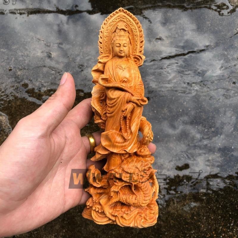  превосходный товар * новый товар . звук бодисатва буддизм изделие прикладного искусства дерево гравюра изображение Будды первоклассный товар .. рука отделка товар 