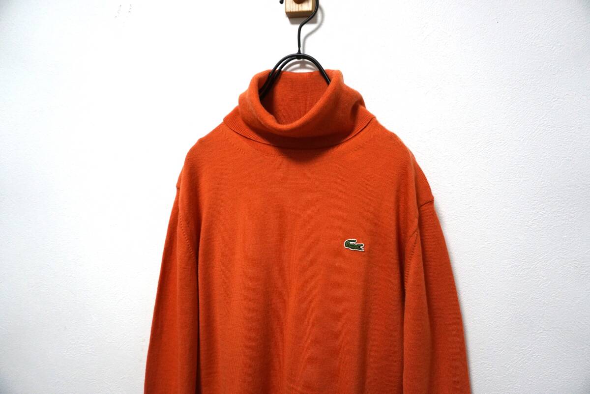 LACOSTE タートルネックウールハイゲージニット 2 _画像2