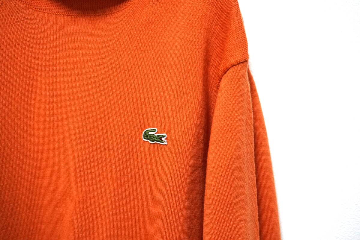 LACOSTE タートルネックウールハイゲージニット 2 _画像3