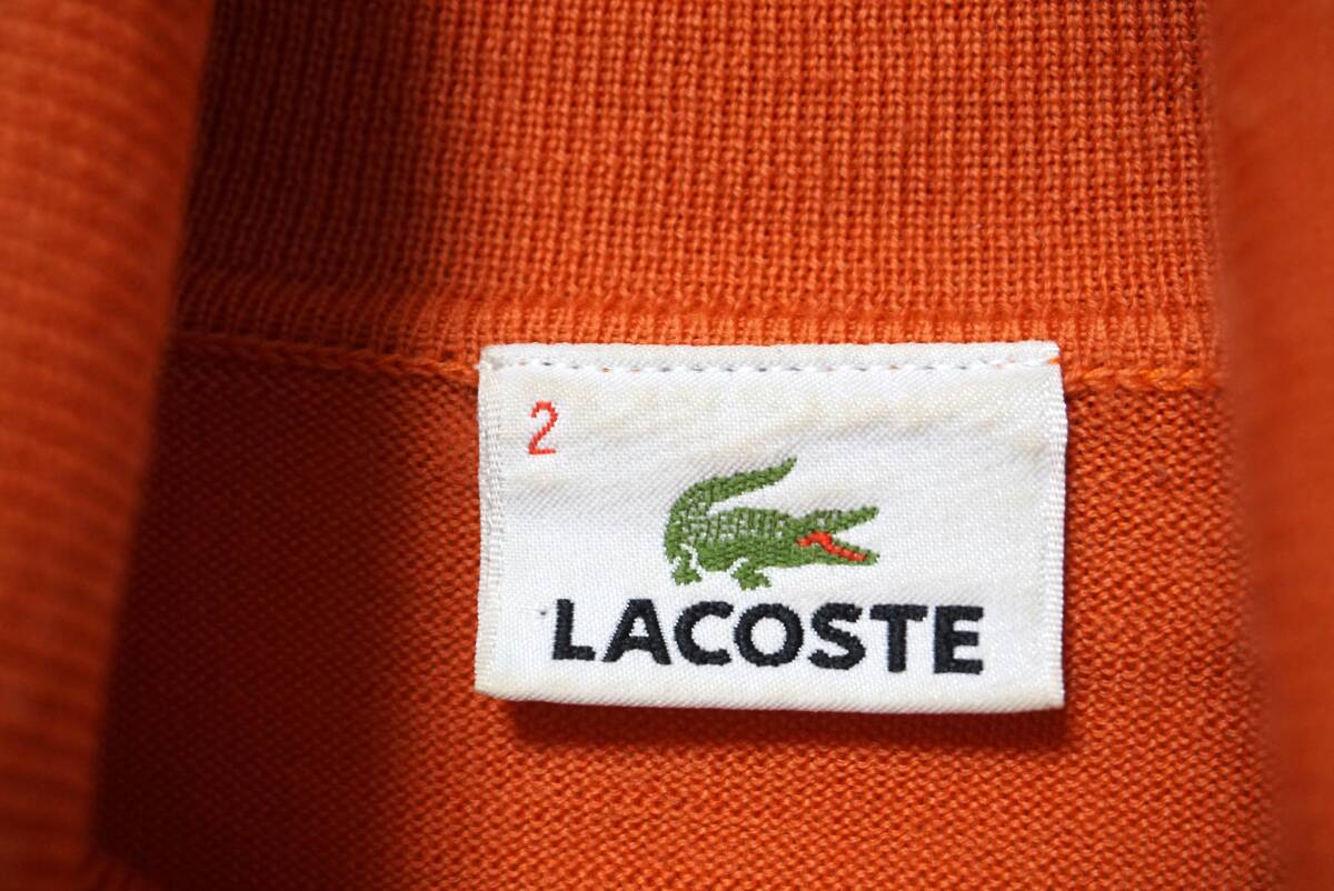 LACOSTE タートルネックウールハイゲージニット 2 _画像4