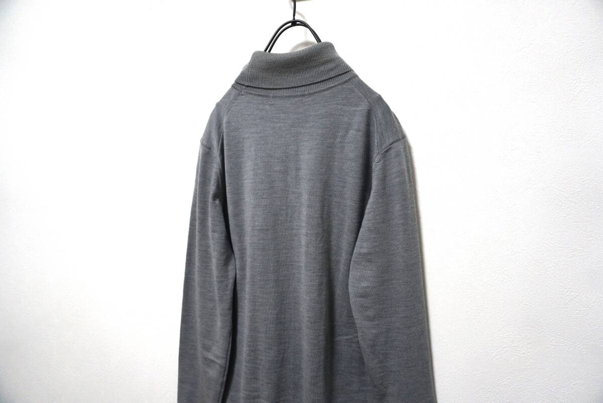 LACOSTE 銀ワニ ウールハイゲージタートルニット 3 日本製_画像10