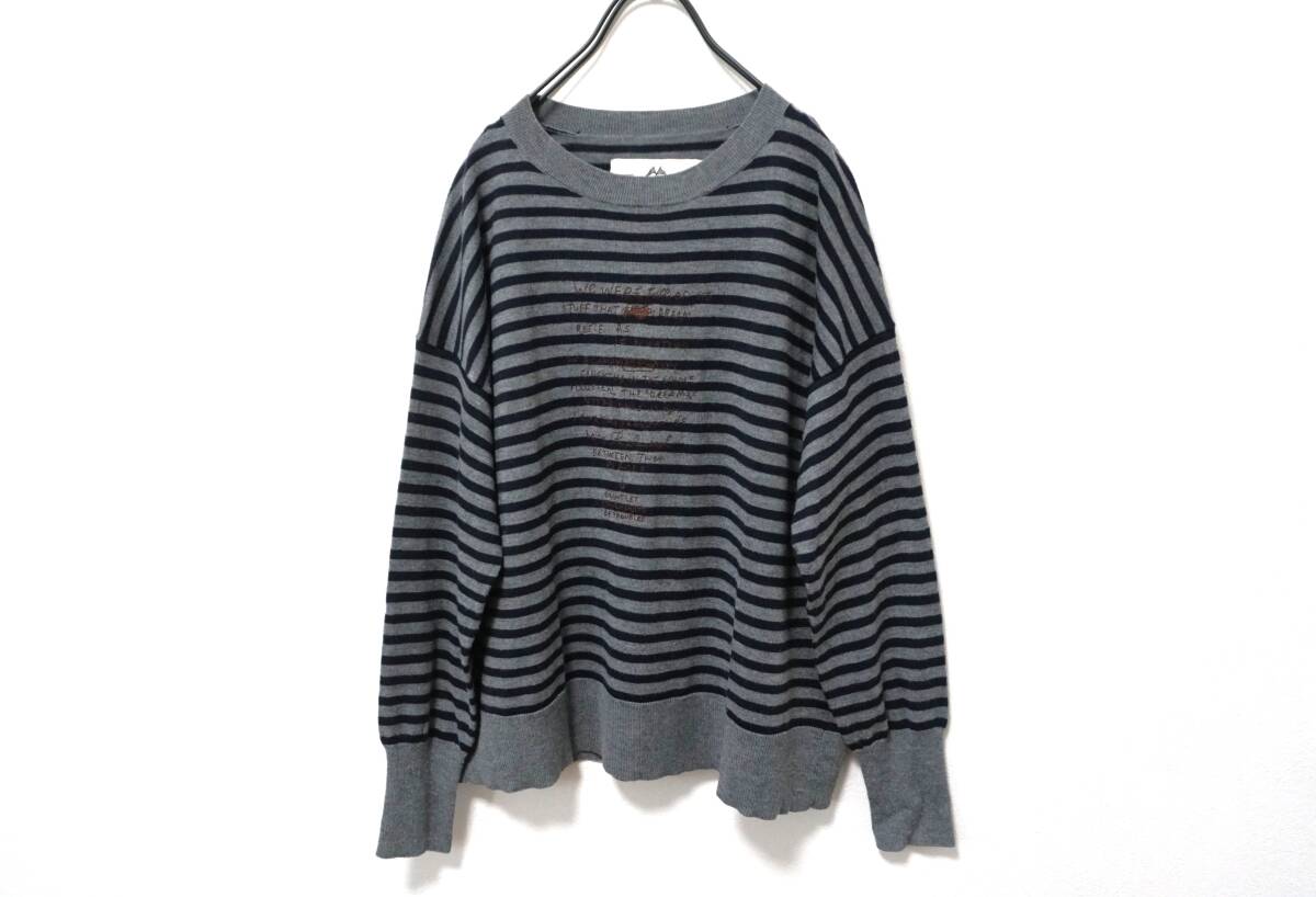 ピュアルセシン 刺繍がポイント ウールブレンドゆるニットソー ②_画像1