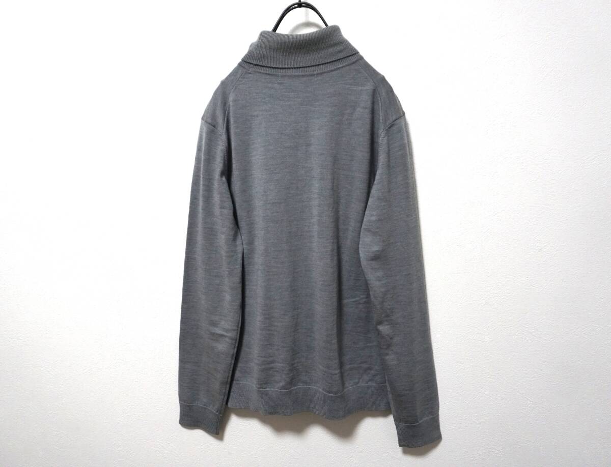 LACOSTE 銀ワニ ウールハイゲージタートルニット 3 日本製_画像9