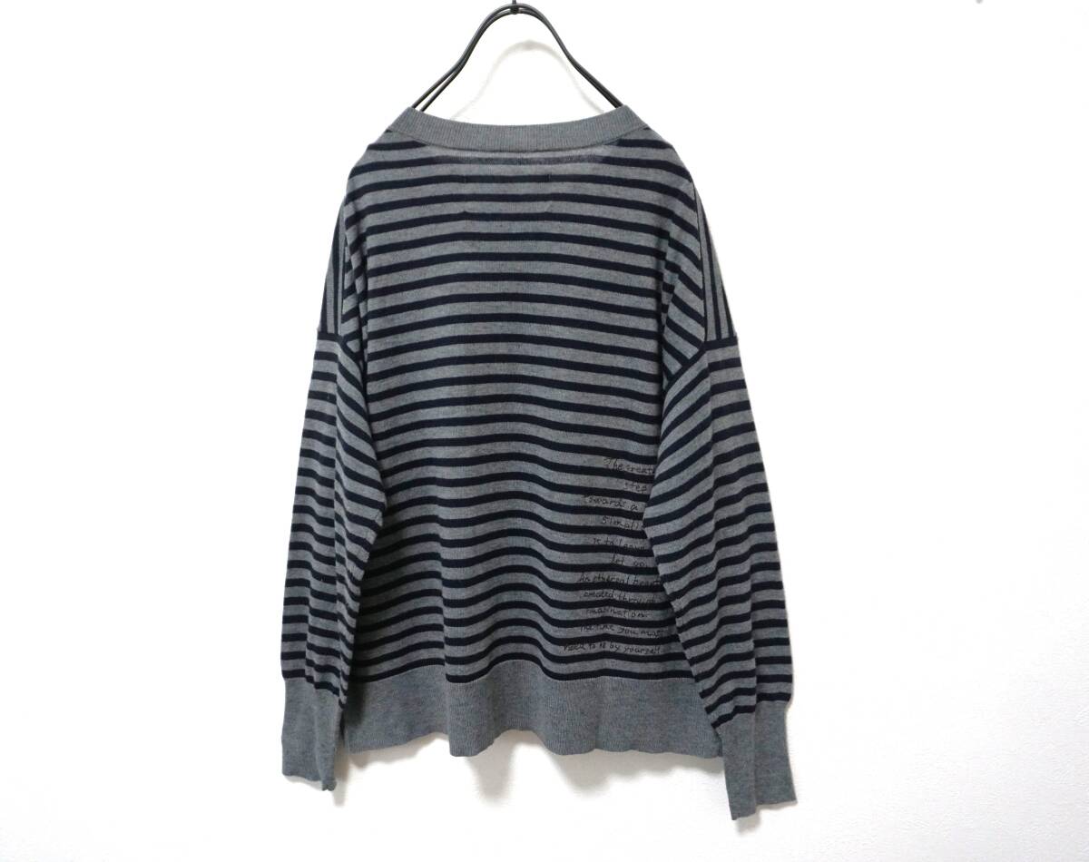 ピュアルセシン 刺繍がポイント ウールブレンドゆるニットソー ②_画像5