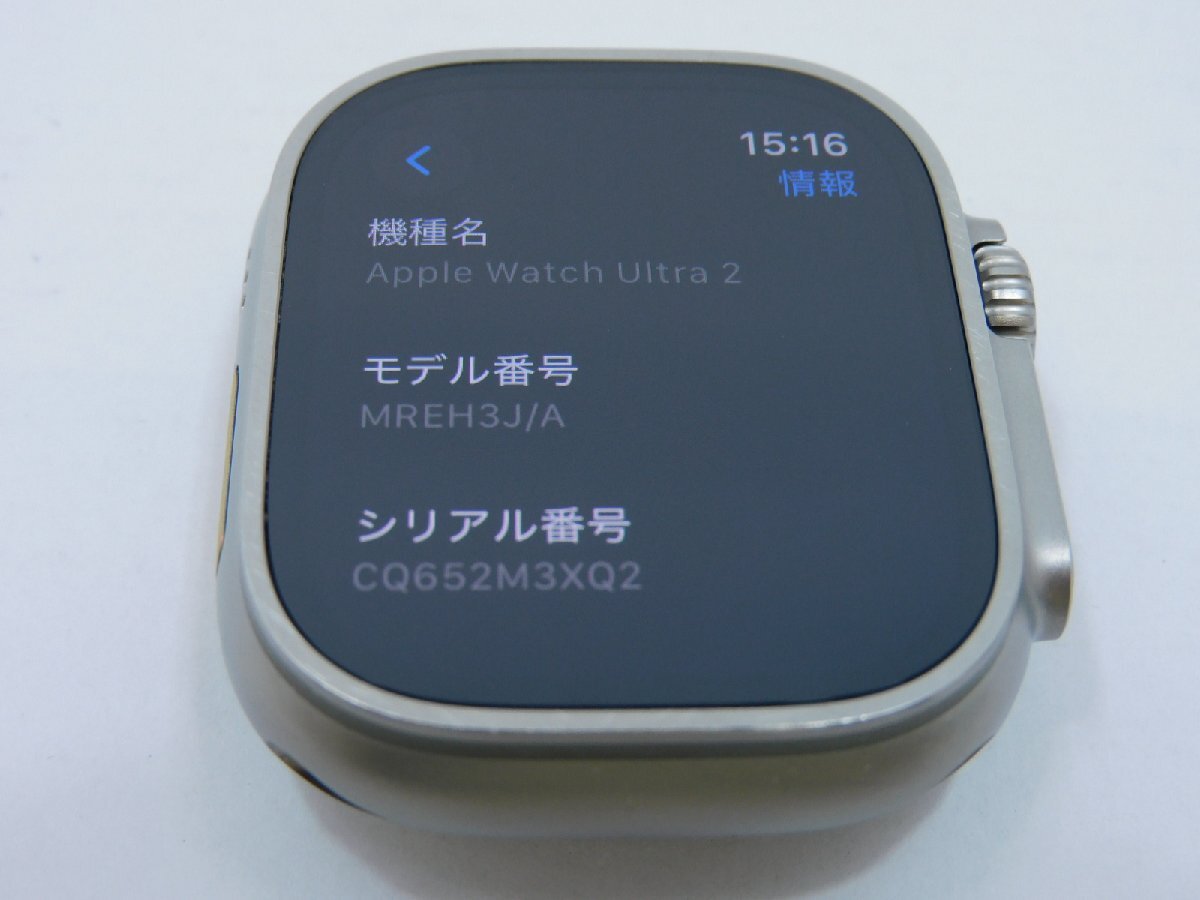 [ прекрасный товар ]Apple Watch Ultra 2 GPS+Cellular 49mm титан кейс / midnight Ocean частота MREH3J/A A2986 с футляром [B176T701]