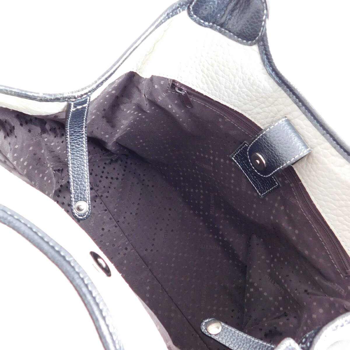 PELLE BORSA★ペレボルサ★新品同様★牛革★トートバッグ★4万円★E173_画像7