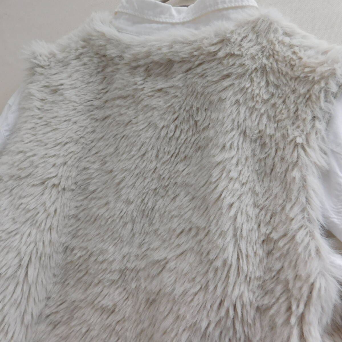 coen★コーエン★新品同様★フェザーヤーン★ニットベスト★E196_画像6