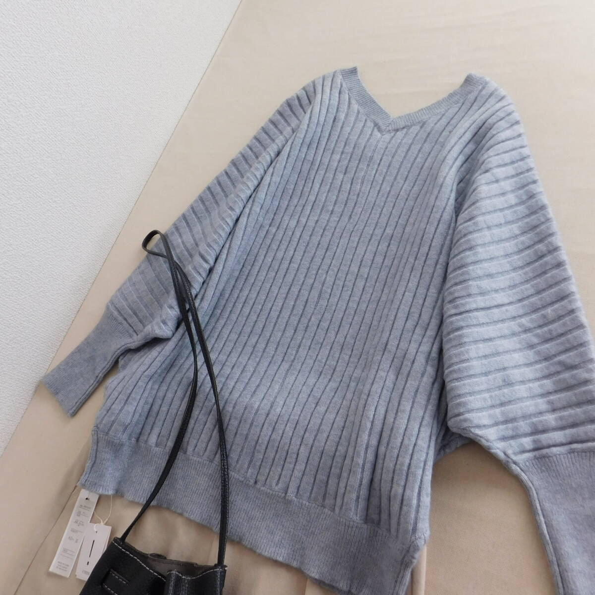 【新品】Aletta vita★アレッタビータ★ドルマンニット★E209_画像3