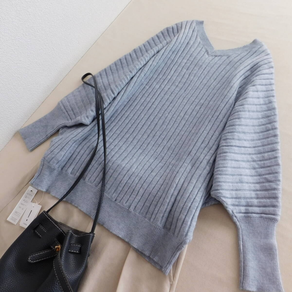 【新品】Aletta vita★アレッタビータ★ドルマンニット★E209_画像1