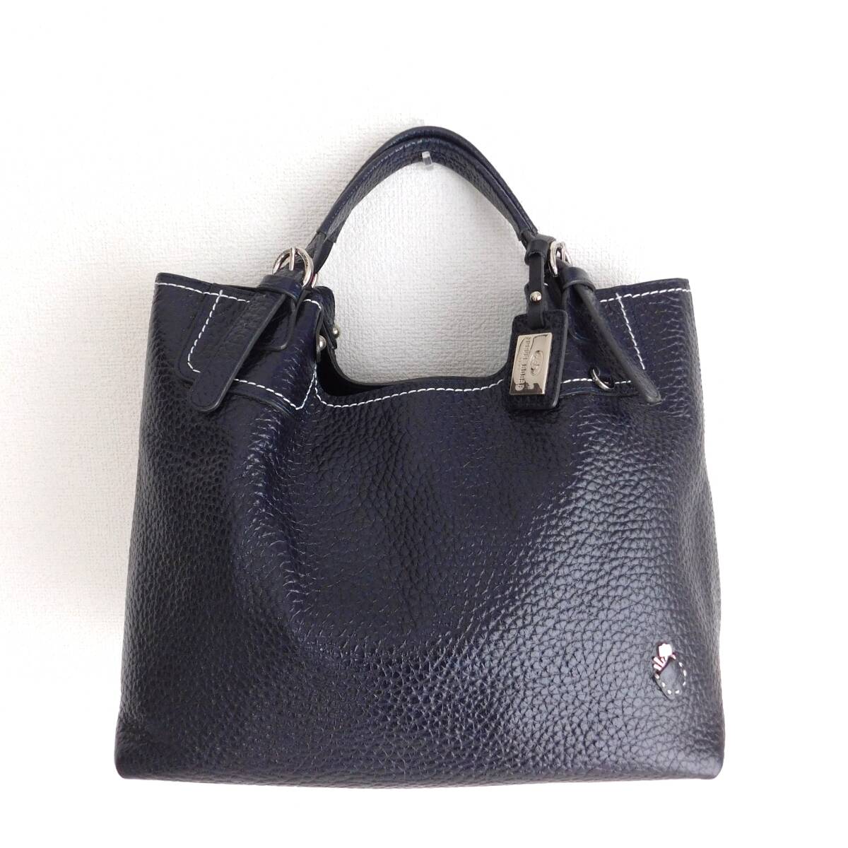 PELLE BORSA★ペレボルサ★定価50760★本革★トートバッグ★美品★E225_画像1