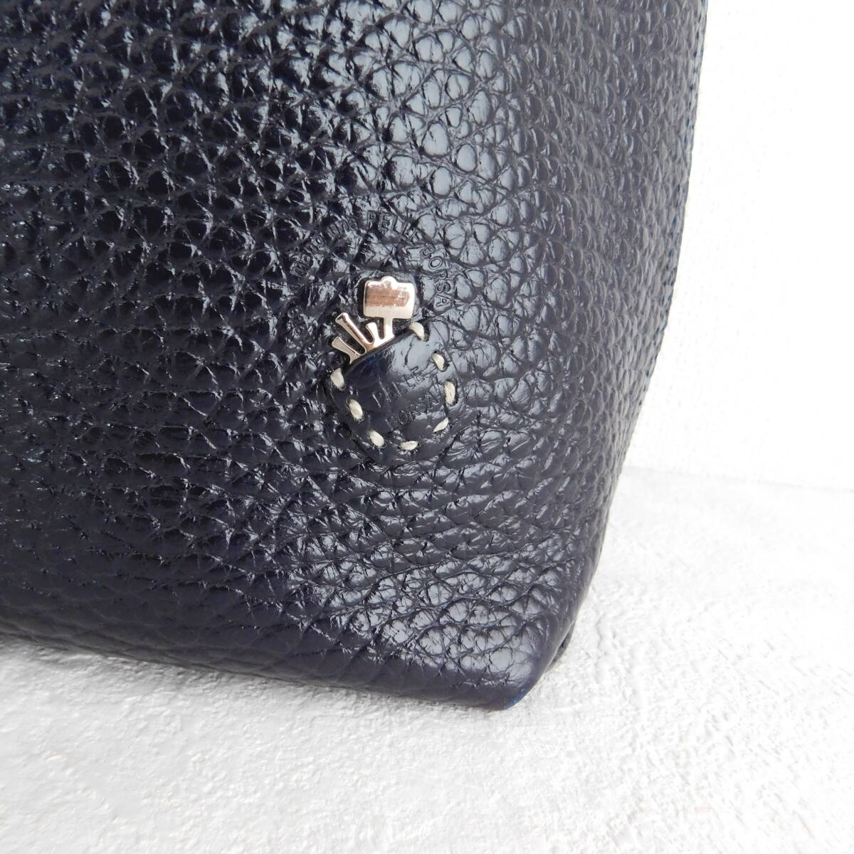 PELLE BORSA★ペレボルサ★定価50760★本革★トートバッグ★美品★E225_画像3