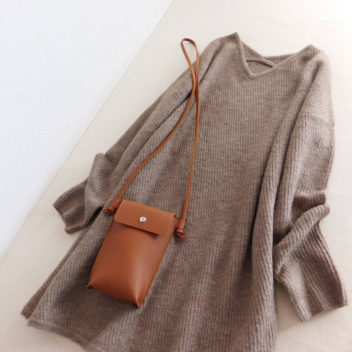 DoCLASSE★ドゥクラッセ★新品同様★ニットチュニック★E277_画像1