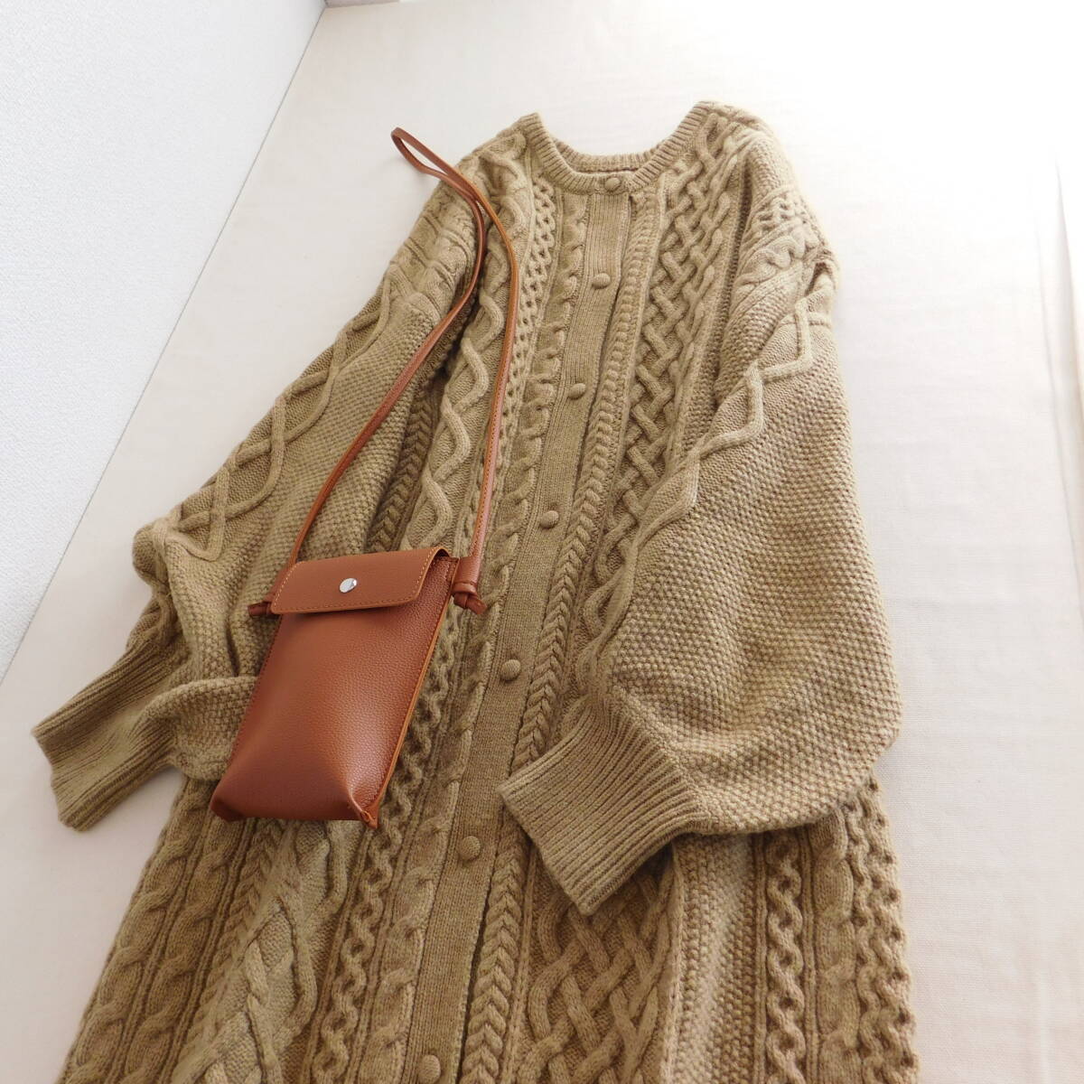 ROSE BUD★ローズバッド★１回着★ニットアウター★定価14850★E274_画像5