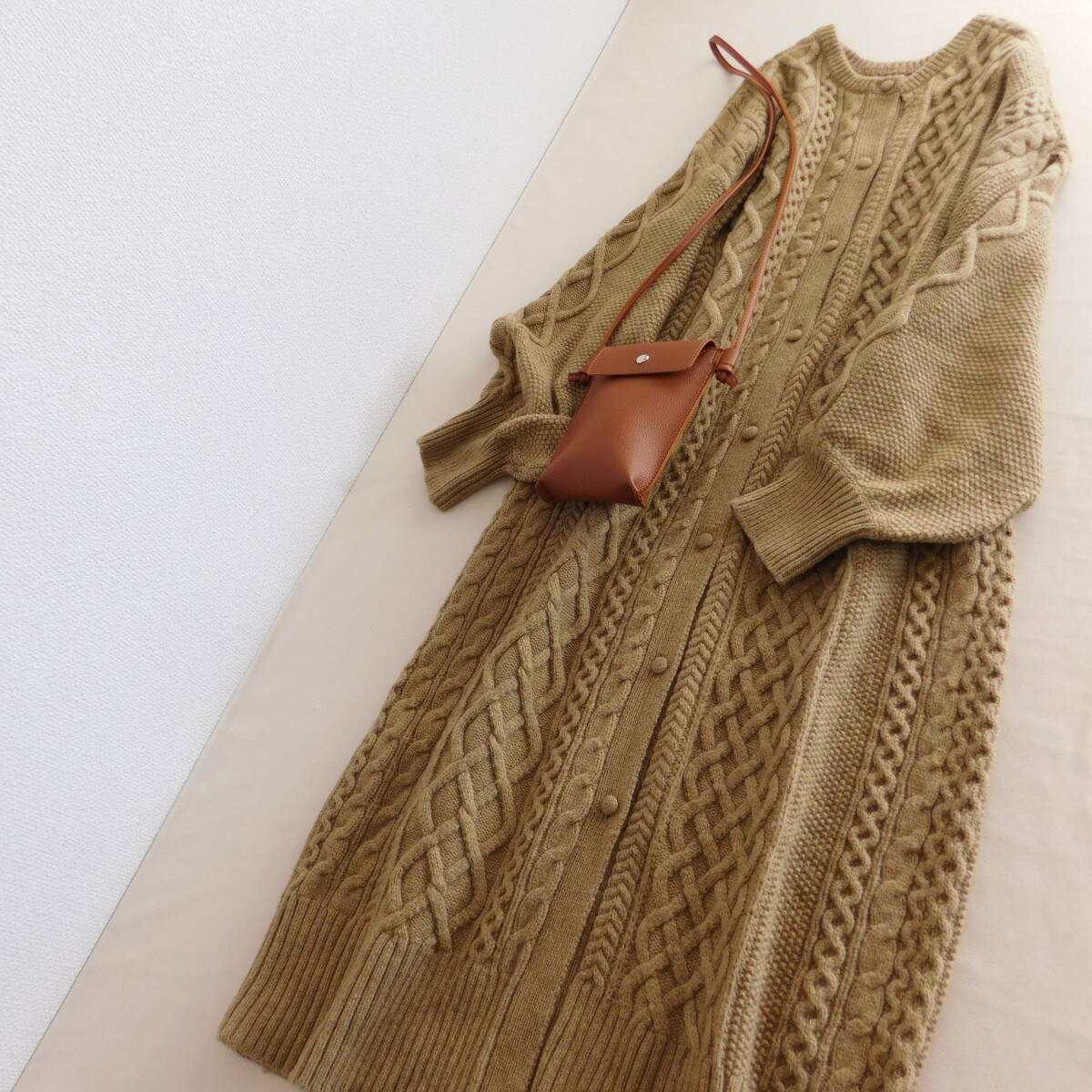 ROSE BUD★ローズバッド★１回着★ニットアウター★定価14850★E274_画像8