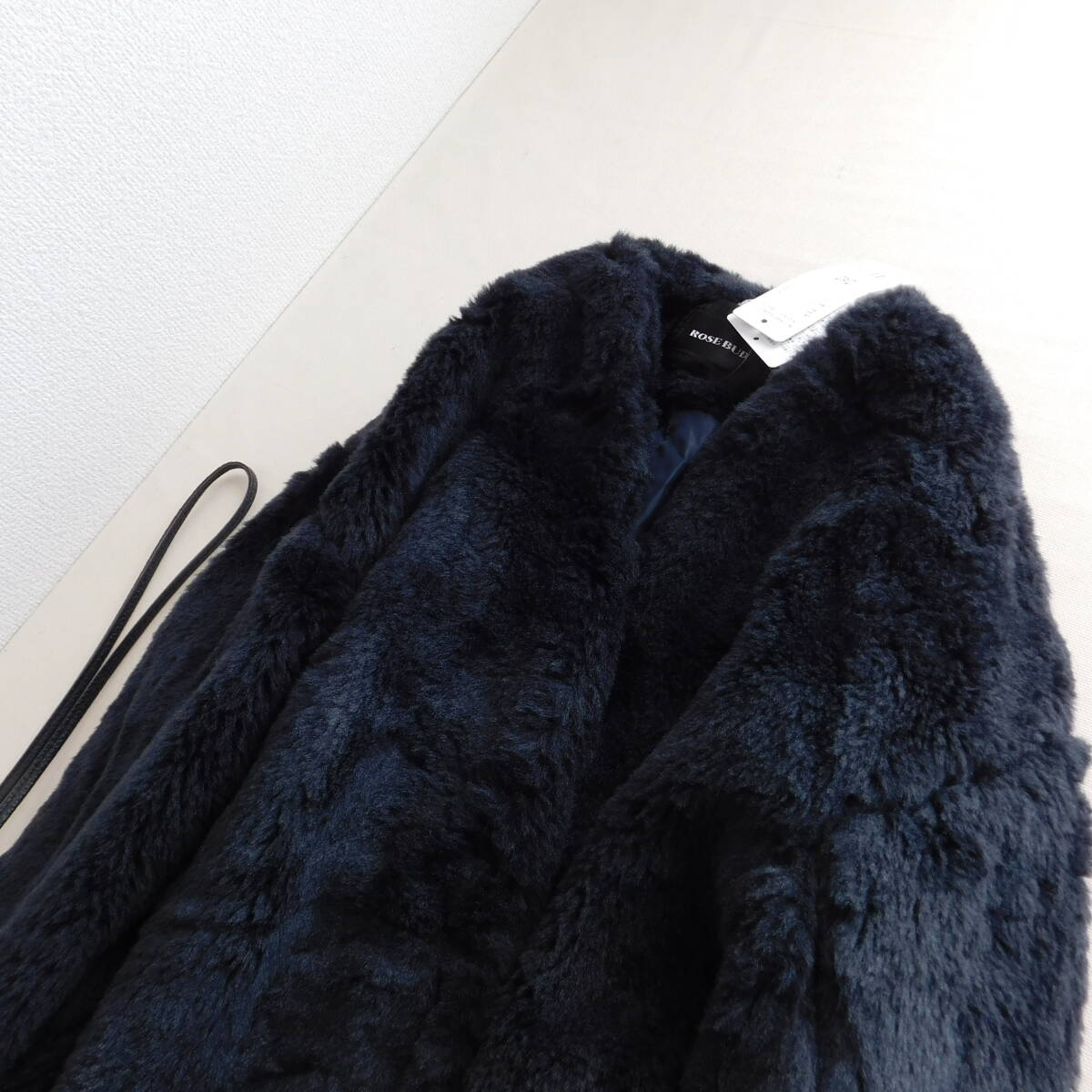 【新品】ROSE BUD★ローズバッド★定価21000★ファーコート★３点以上送料無料★E357_画像6
