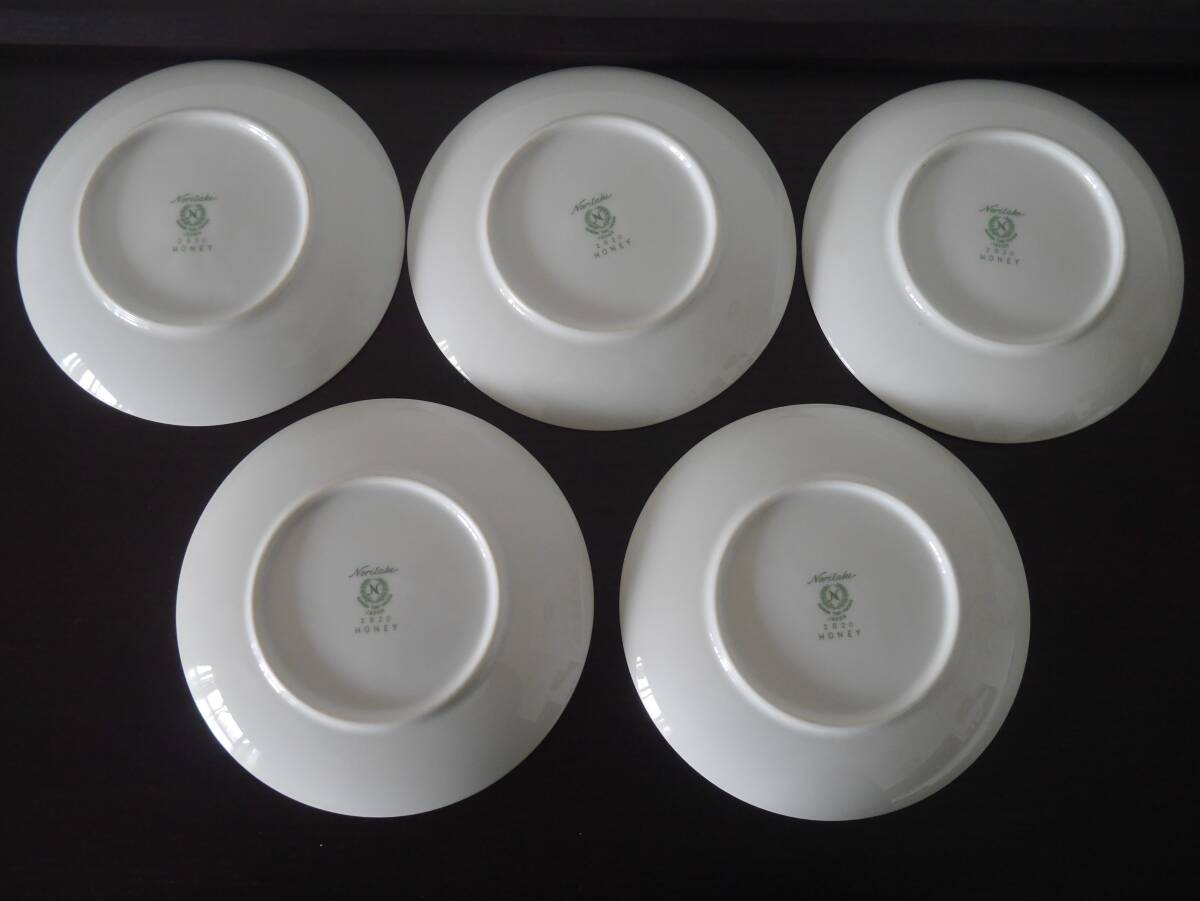 ◆中古◆Noritake ノリタケ HONEY 2820 カップ＆ソーサー 4客セット 花柄 金縁 レトロ 不揃い 日本陶器会社 洋食器◆訳あり◆n17 #96_画像7