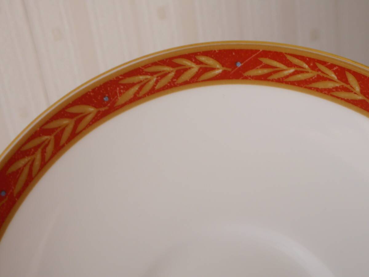 ◆中古◆WEDGWOOD ウェッジウッド オーガスタス ソーサーのみ 1枚のみ 金彩 AUGASTUS BONE CHINA イギリス製◆訳あり◆n24 *05_画像7