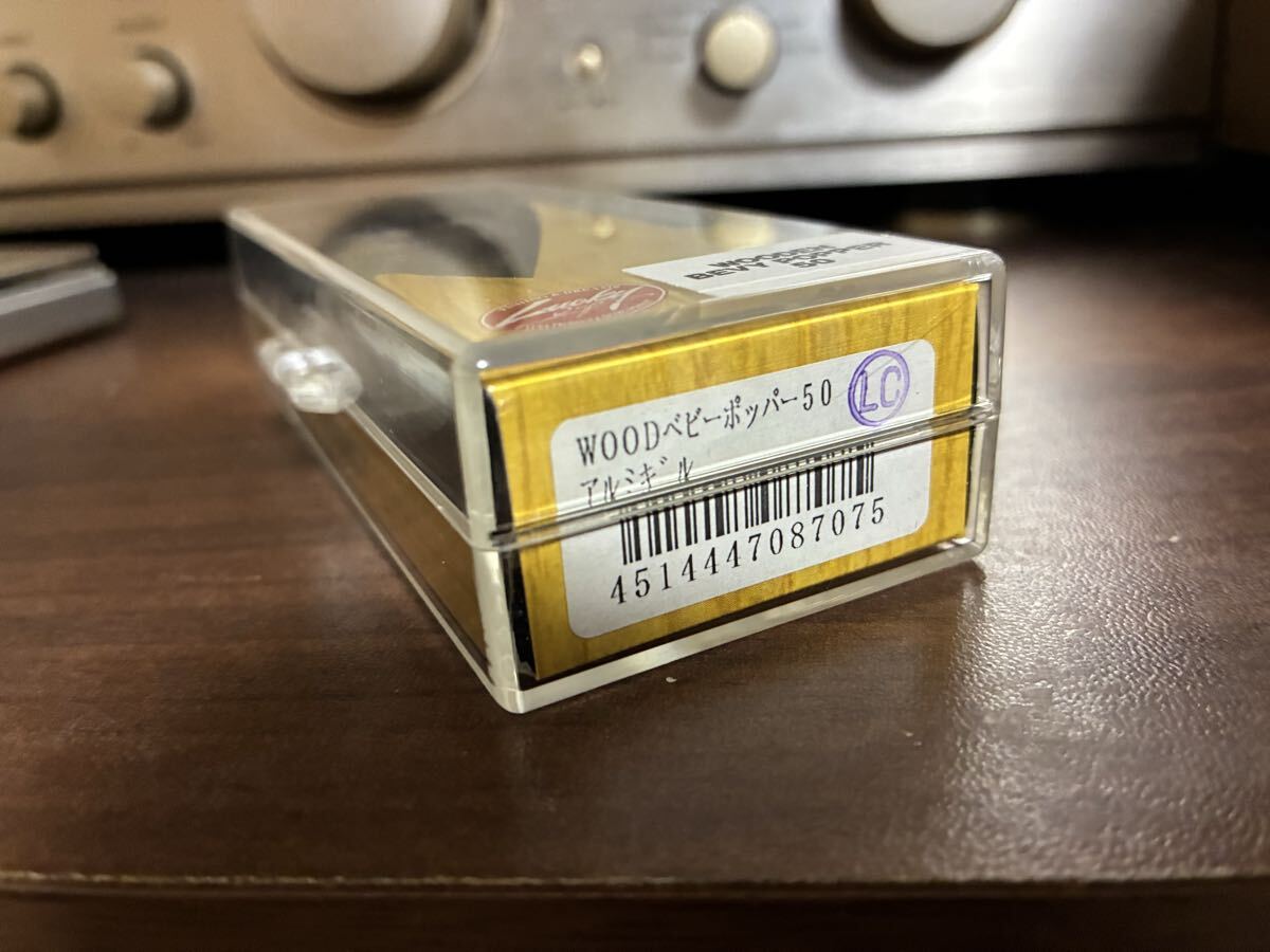 ラッキークラフト 貴重! ウッデン ベビーポッパー 50 検索 ウッド ポッパー トップウォーター 下野正希 加藤誠司 lucky craft チニング_画像3