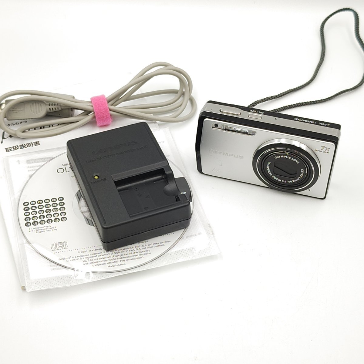 オリンパス ミュー μ-7000 コンパクトデジタルカメラ シルバー_画像1