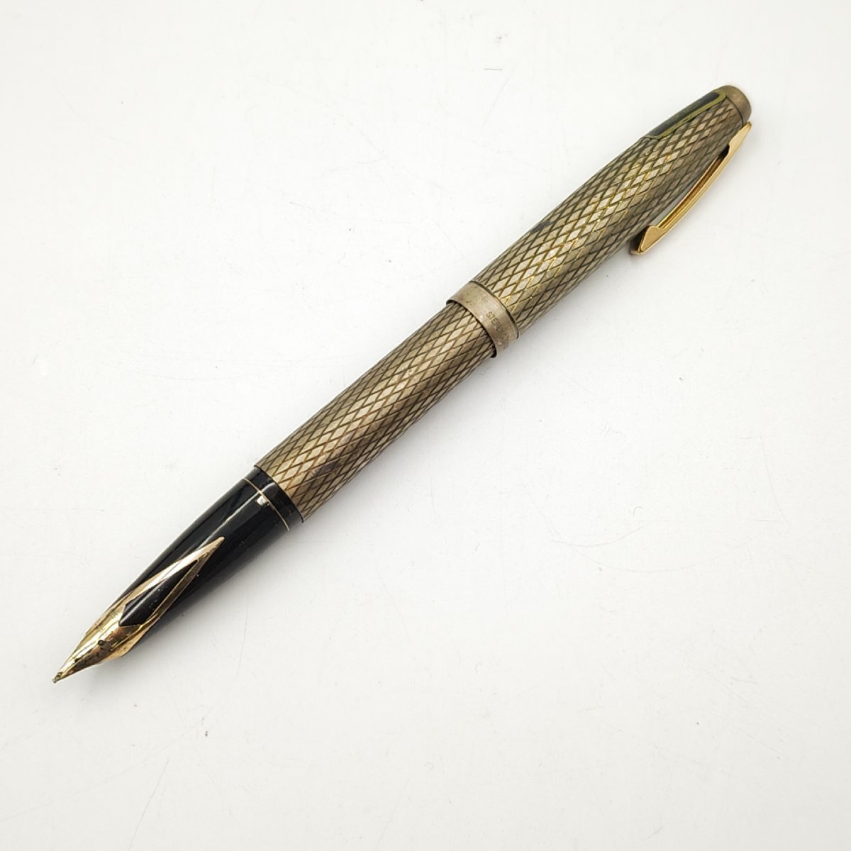 シェーファー 万年筆 ペン先14K刻印/585 筆記用具 スターリングシルバー 筆記用具_画像1