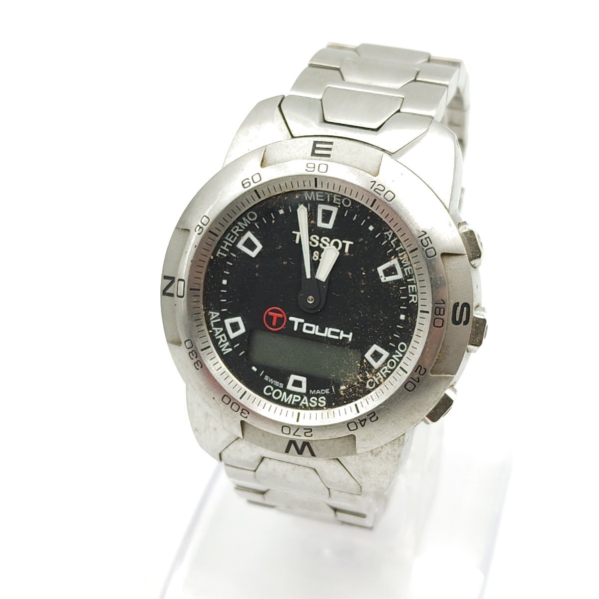 【T】ティソ タッチ QKP-RA-20328 Z253/353 電波ソーラー メンズ腕時計 シルバー_画像2
