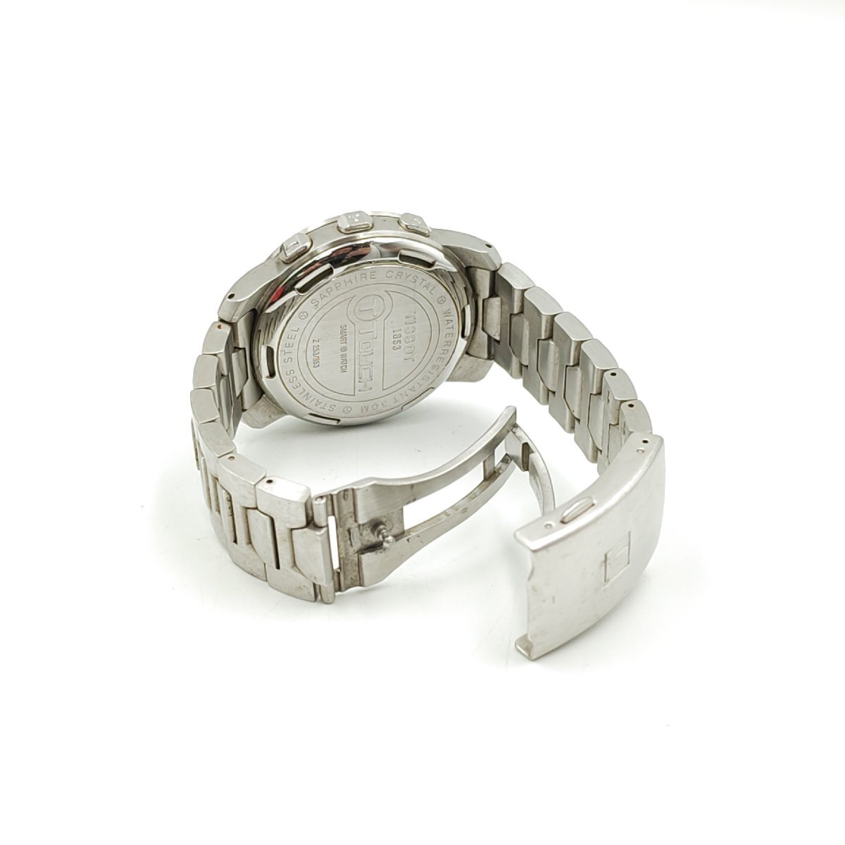 【T】ティソ タッチ QKP-RA-20328 Z253/353 電波ソーラー メンズ腕時計 シルバー_画像5