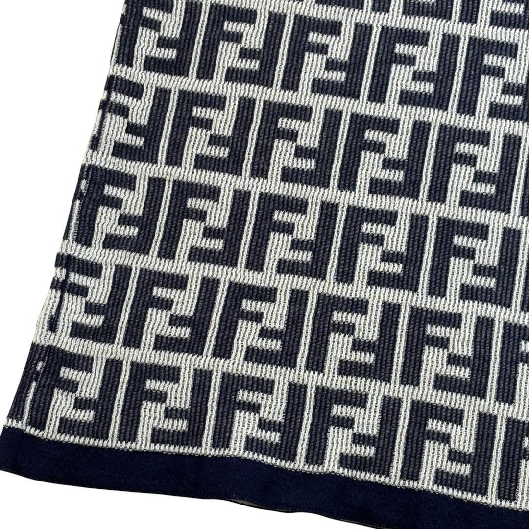 [ не использовался класс ]FENDI популярный модель FF Logo вязаный футболка 36 2024 Zucca рисунок 