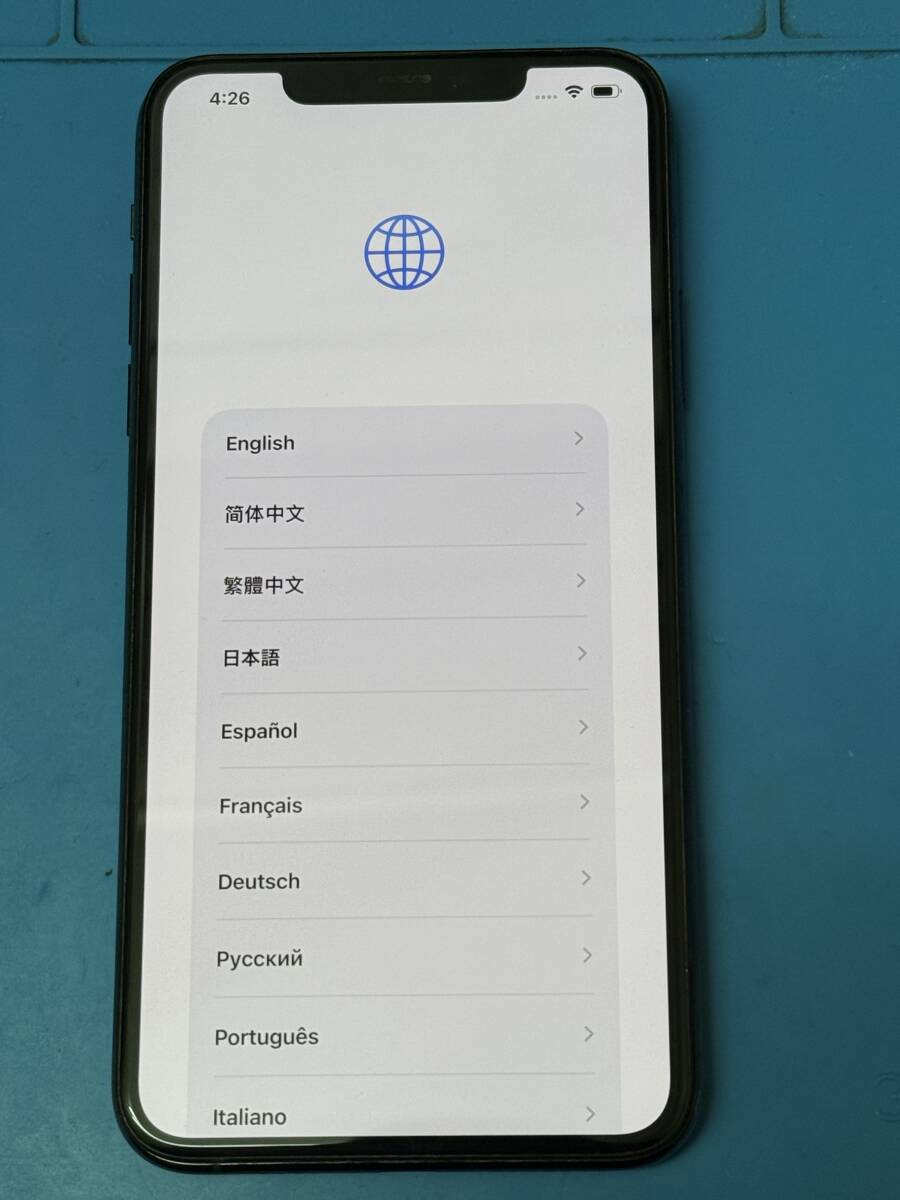 ★ 純正 iPhone 11 Pro Max OLED フロント パネル 画面 液晶 + イヤースピーカー ☆ 良品 ★_画像1