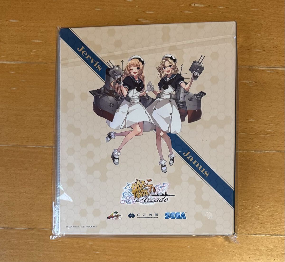 艦これアーケード オリジナル カードバインダー キャンペーン ジャービィス ジェーナス 未使用品_画像2