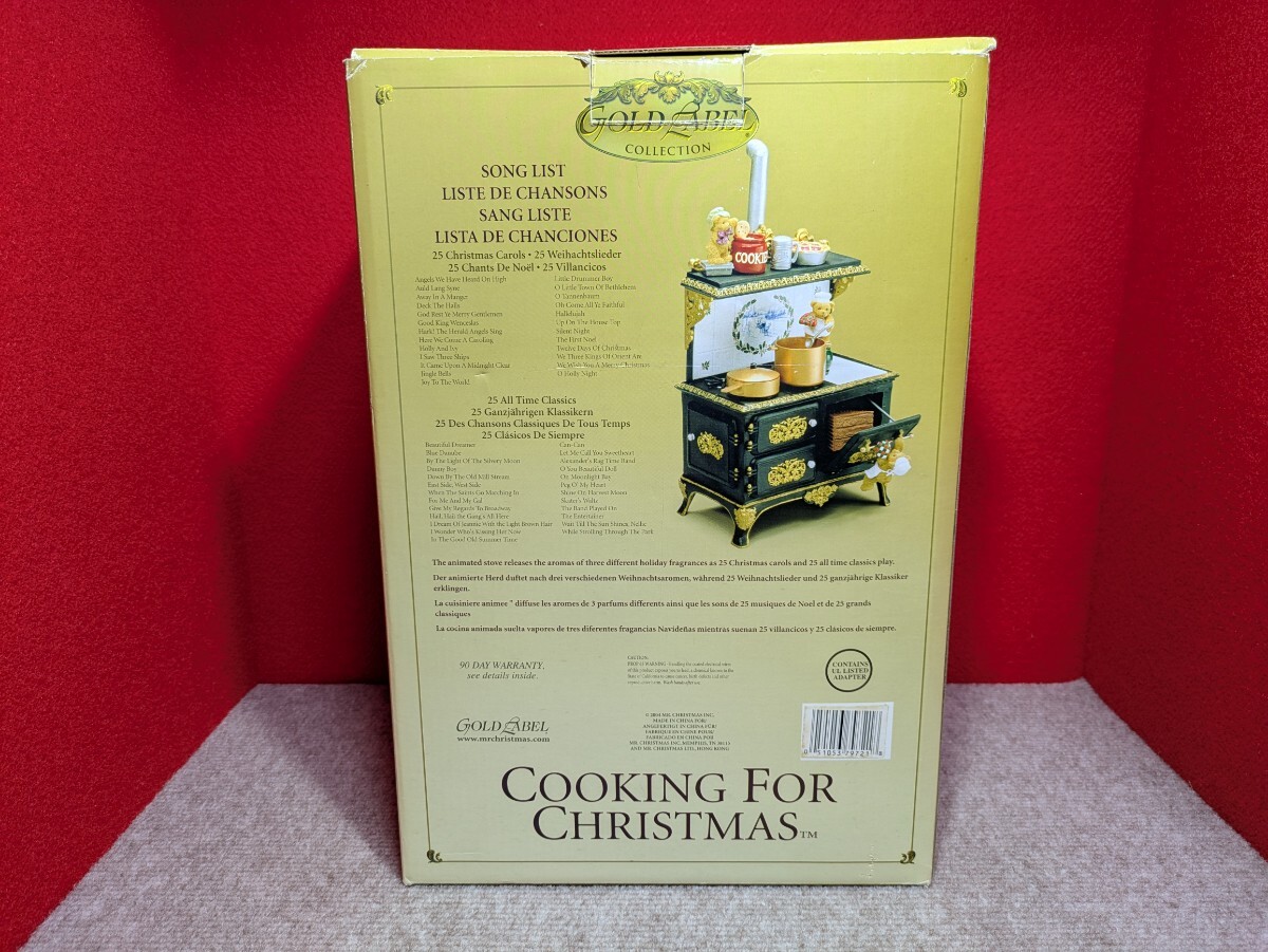 [ анимация есть ]Mr.Christmas Mr. Рождество Gold этикетка [ Рождество поэтому. кулинария ] мюзикл кухня 