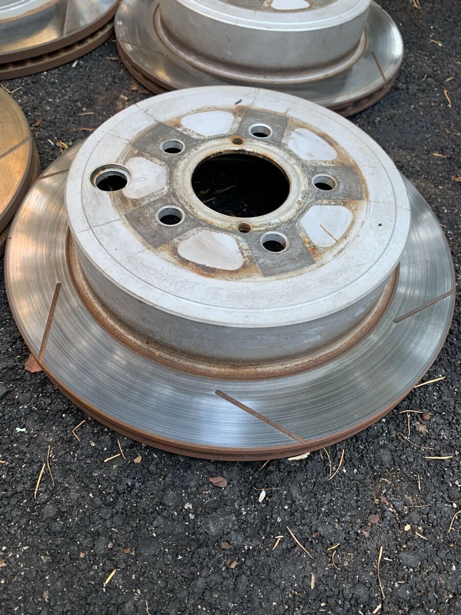 DIXCLブレーキローター　FSタイプ6本スリット　品番フロント3617039 リア3657024 86GTリミテッド　BRZ 。パッドADVICS フロント　リア_画像4