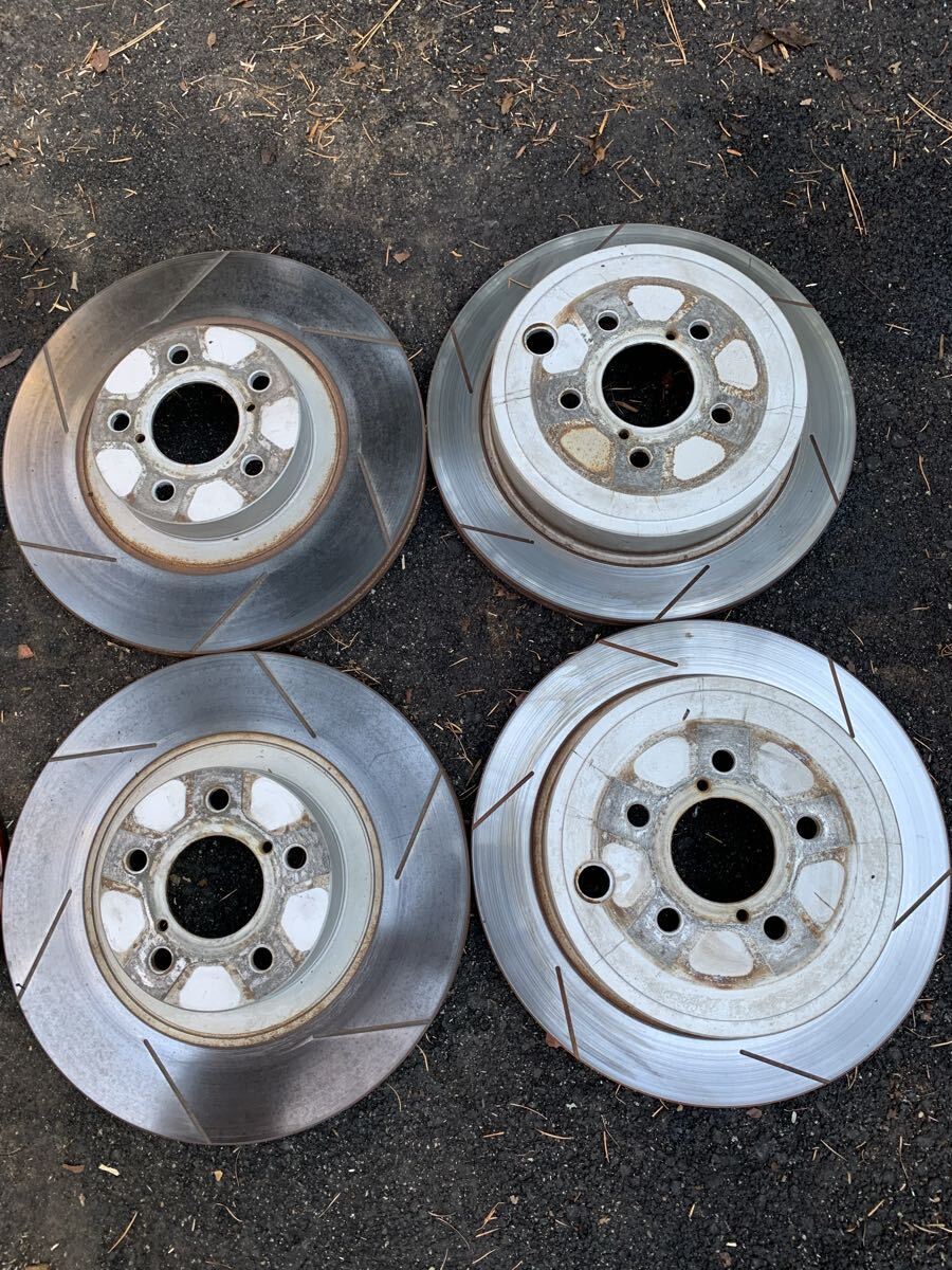 DIXCLブレーキローター　FSタイプ6本スリット　品番フロント3617039 リア3657024 86GTリミテッド　BRZ 。パッドADVICS フロント　リア_画像6