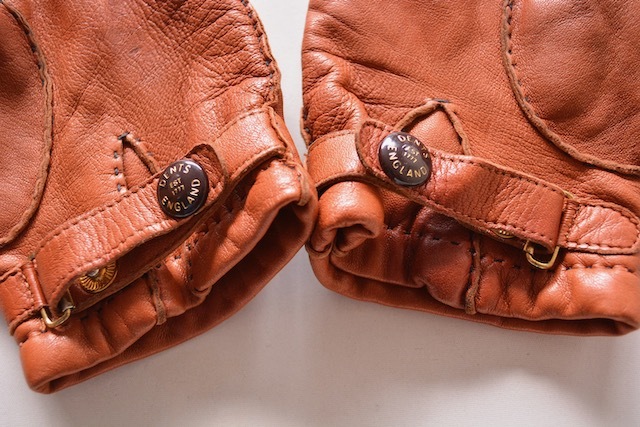 ＊ DENTS デンツ　裏地 カシミヤ レザー グローブ 7 1/2 7H 手袋_画像3