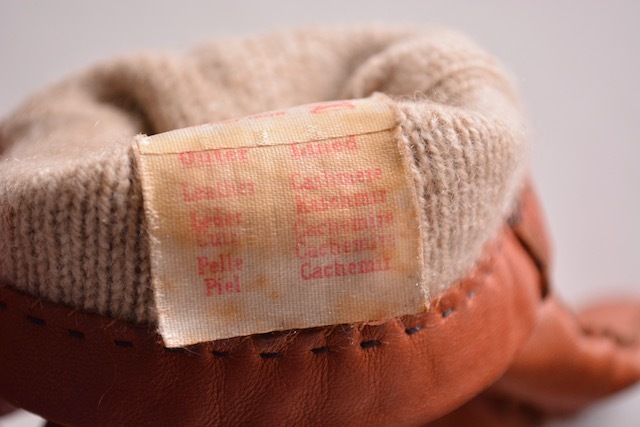 ＊ DENTS デンツ　裏地 カシミヤ レザー グローブ 7 1/2 7H 手袋_画像8