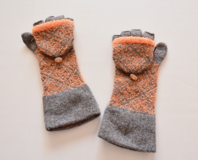 【 ヴィヴィアンウエストウッド 】2WAY フィンガーレス グローブ ミトン 手袋 ニット_画像1