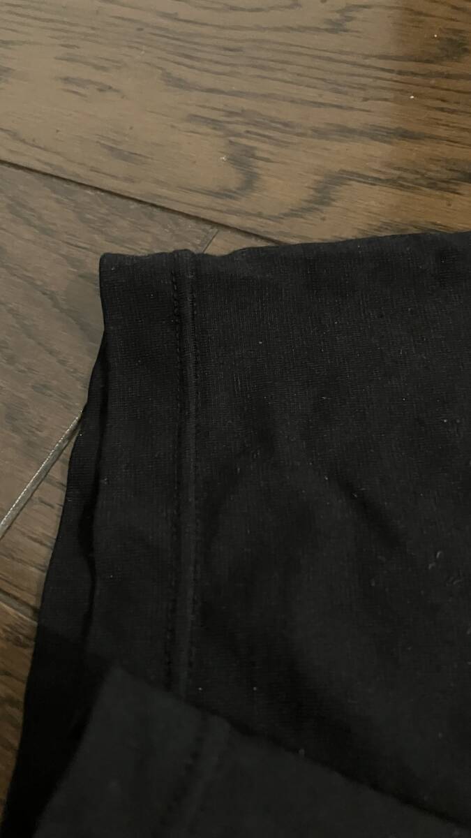 ユニクロ UNIQLO ヒートテックインナー Vネック 半袖 メンズ Lサイズ ブラック 黒_画像3