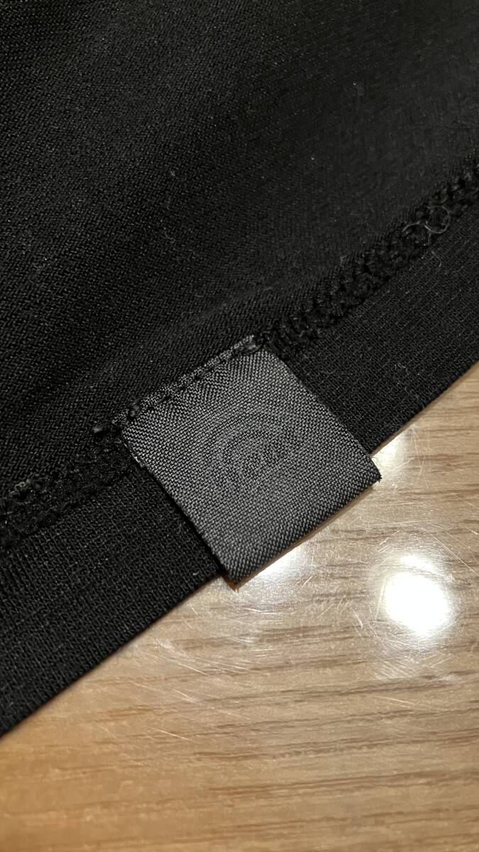 ユニクロ UNIQLO ヒートテックインナー Vネック 半袖 メンズ Lサイズ ブラック 黒_画像6