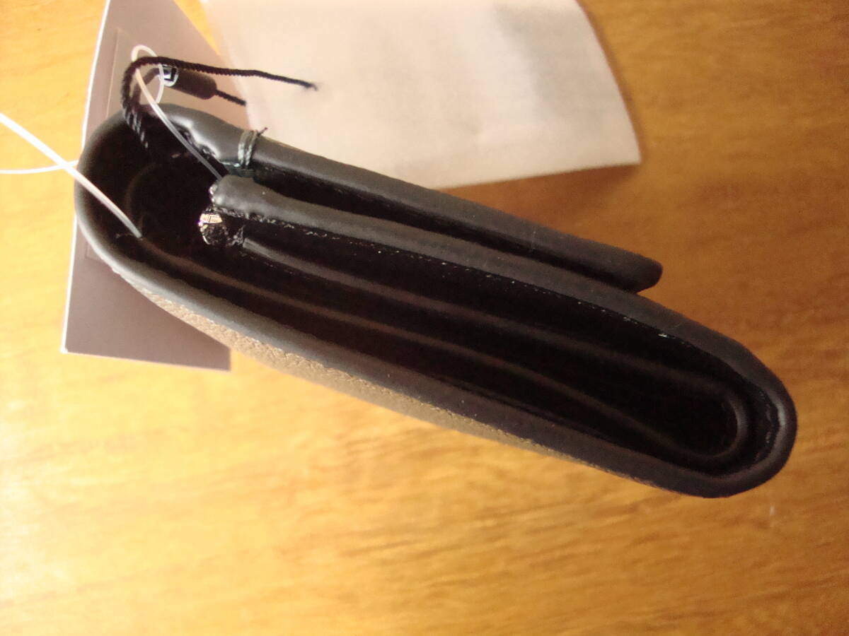 新品 Calvin Klein Jeans カルバンクライン 牛革 ミディアム トライフォールド モノグラム ロゴ ウォレット 緑 グリーン 三つ折り 財布_画像8